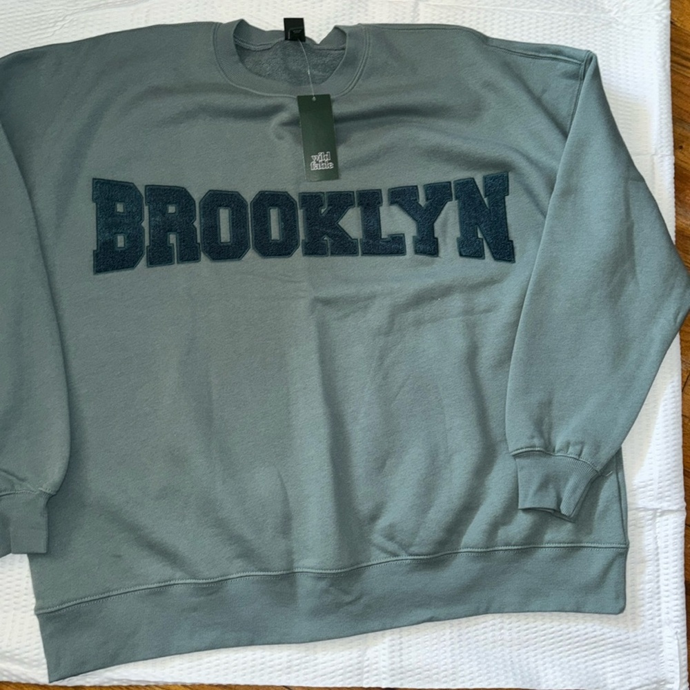 Fleece oversized graphic sweatshirt from Wild Fable